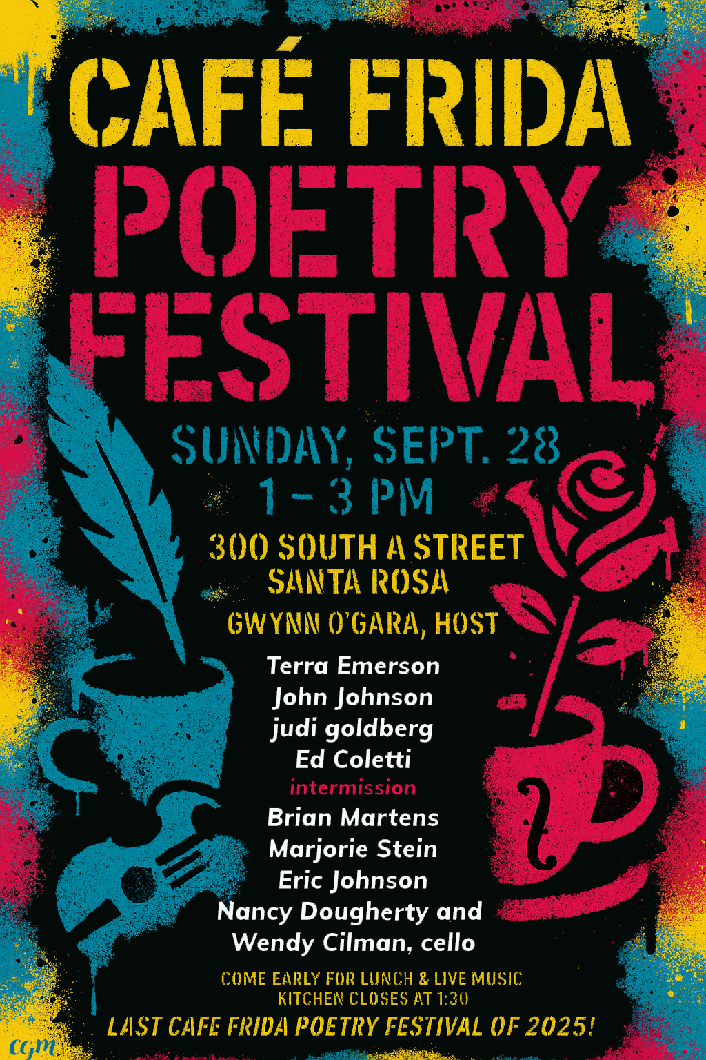 Café Frida Poetry Festival poster