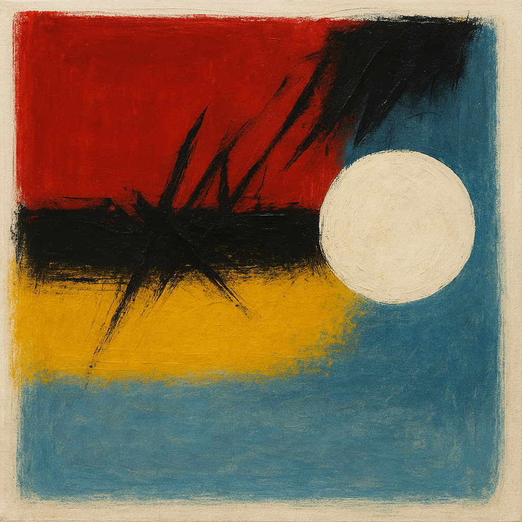 Abstract New Year's greeting