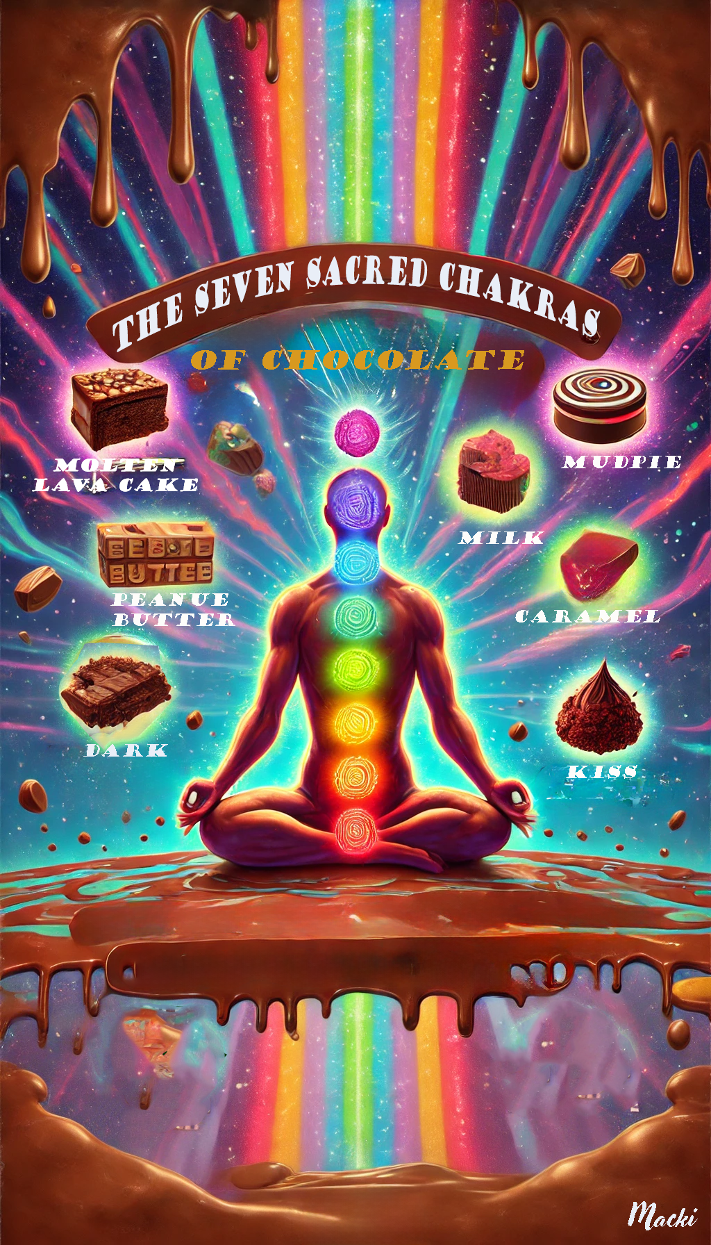 Sacred Chocolate Chakras artwork